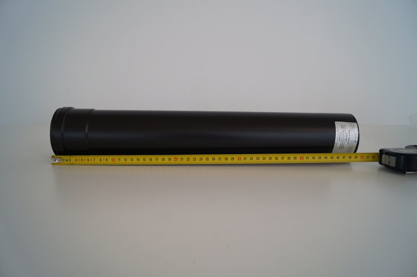 Ø80/130 isoleret startsektion, lige pilleovnsrøgrør