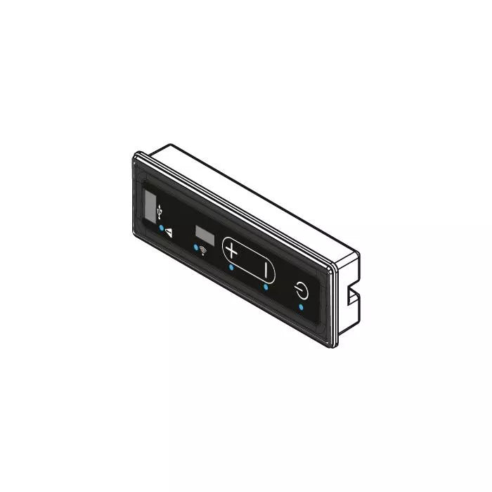 Kontrolpanel til Caminetti Montegrappa pilleovn - cmg003