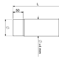 250 mm teleskop, Ø80 mm