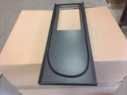 Complete gate in black steel