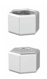 Screw plug for 3/4" condensation hole - steel liner Ø80 mm