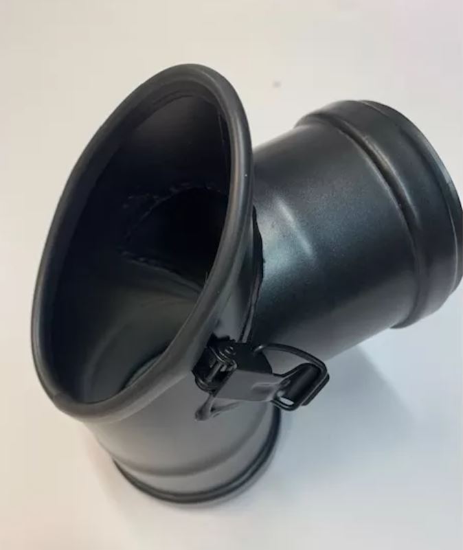 OVAL SORT silikonepakning til D080RACS45