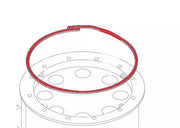 Original selvklæbende pakning 10×3 mm, 1900 mm til Biotech - bio056