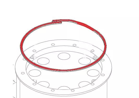Original selvklæbende pakning 10×3 mm, 1900 mm til Biotech - bio056