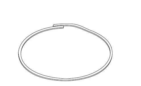 Original selvklæbende pakning 10×3 mm, 1900 mm til Biotech - bio071