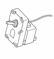 Original motor til snegl 5,6 rpm til Biotech pillefyr - bio087