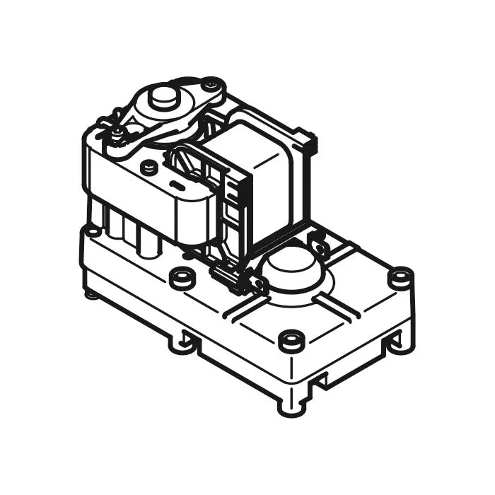 Sneglemotor 1 rpm til Ecoteck/CMG/Caminetti Montegrappa - cmg026