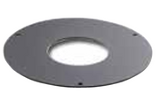 Black Ceiling Rings Circular and Elliptical for Steel Chimney
