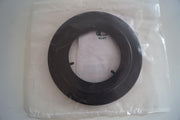 Ø80 Wall rose for pellet stove flue - self-sealing